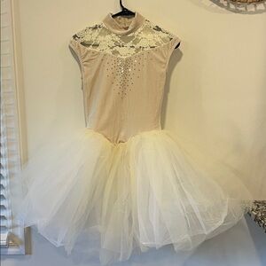 Weissman Cream Adult Kids Dance Costume Adult Medium